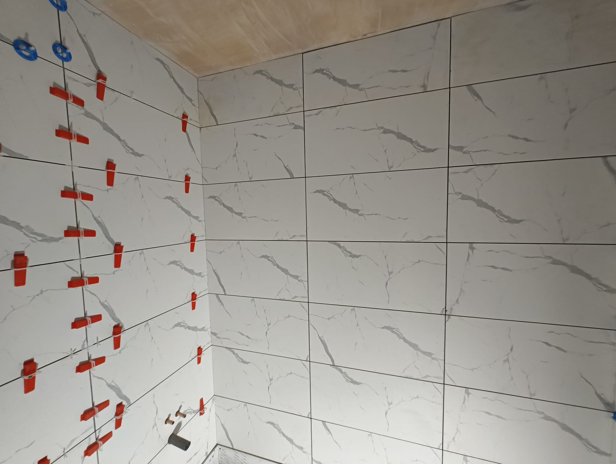 Bathroom tiling project